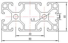 <a href=/oubiaolvxingcai/ target=_blank class=infotextkey>欧标</a>2080<a href=/ target=_blank class=infotextkey><a href=/ target=_blank class=infotextkey>铝</a>型材</a> 壁厚1.8 米重1.65