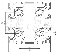 <a href=/oubiaolvxingcai/ target=_blank class=infotextkey>欧标</a>2080<a href=/ target=_blank class=infotextkey><a href=/ target=_blank class=infotextkey>铝</a>型材</a> 壁厚1.8 米重1.65